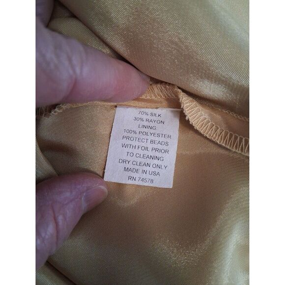 Silk Mary L Couture Top Nordstrom Wild Paisley Small Style #2932 VINTAGE NWT - Picture 11 of 11